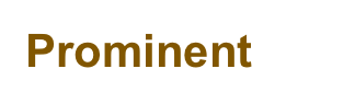 Prominent