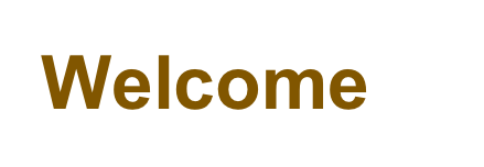 Welcome